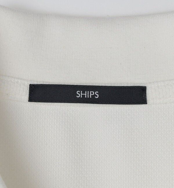 SHIPS「【WEB限定】SHIPS:〈抗菌・防臭〉ワンポイントロゴ バーズアイ 半袖 ポロシャツ」|ポロシャツ|