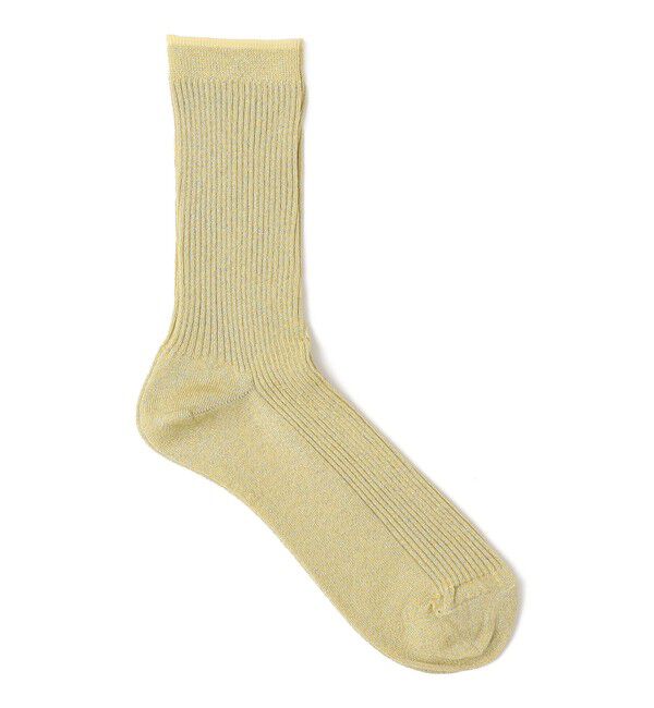 SHIPS for women「Piedi Nudi: グリッター リブ ソックス」|ソックス|ゴールド