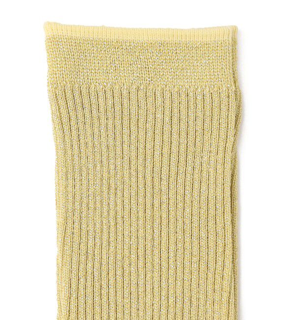 SHIPS for women「Piedi Nudi: グリッター リブ ソックス」|ソックス|