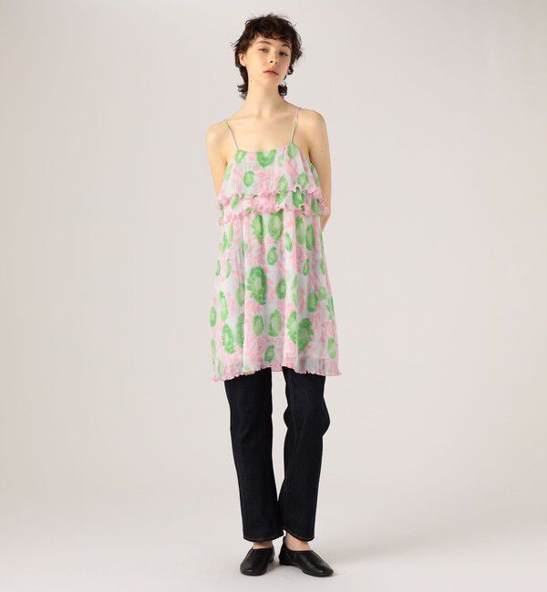 TOMORROWLAND BUYING WEAR「GANNI ボタニカルキャミワンピース」|ワンピース|