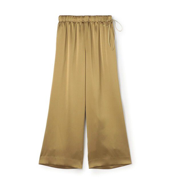 Ballsey「ノーブルサテン ワイドパンツ」|その他|45 キャメル