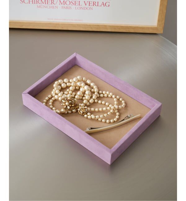 journal standard Furniture「《WEB限定》JSF JEWELRY TRAY A5　ジュエリー トレー」|その他|パープル