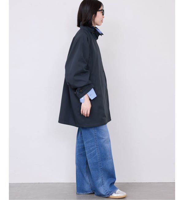 SLOBE IENA「《セットアップ対応可》撥水ミドルトレンチコート」|トレンチコート|