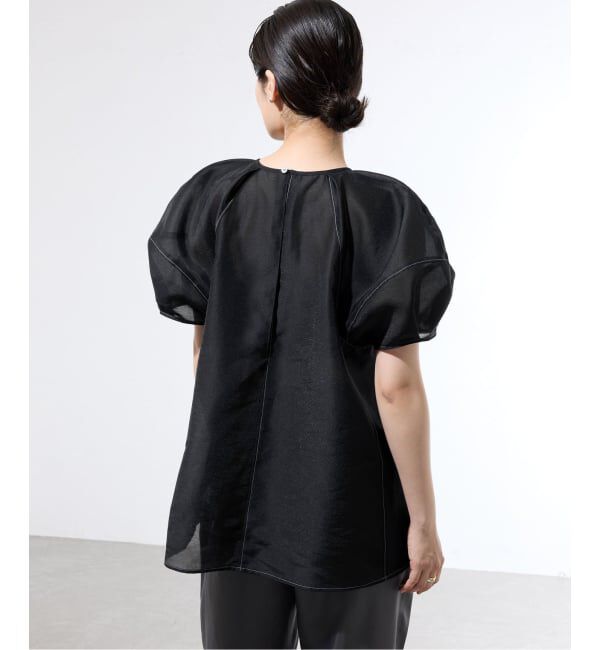IENA「《一部店舗限定》袖ボリュームシアーブラウス」|シャツ・ブラウス|
