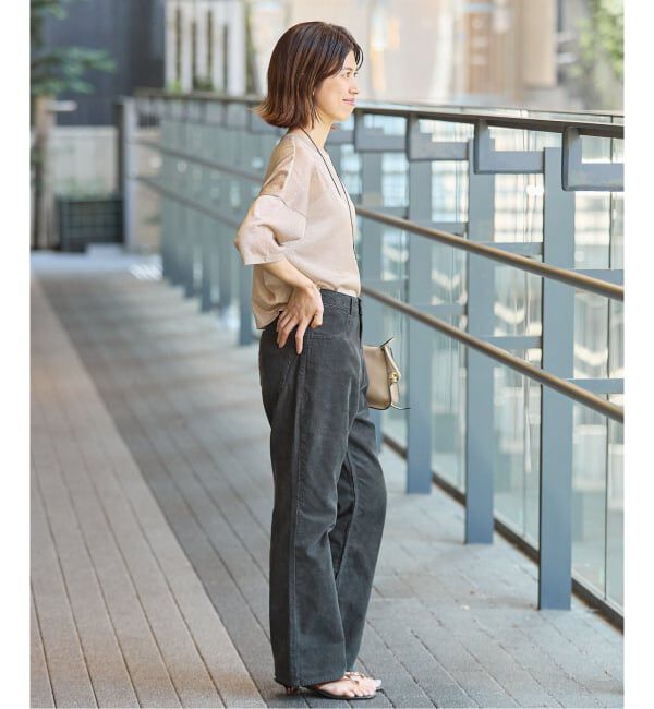 IENA「BLACK サマーコールパンツ」|その他|