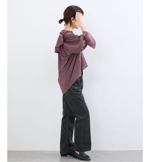 IENA「BLACK サマーコールパンツ」|その他|