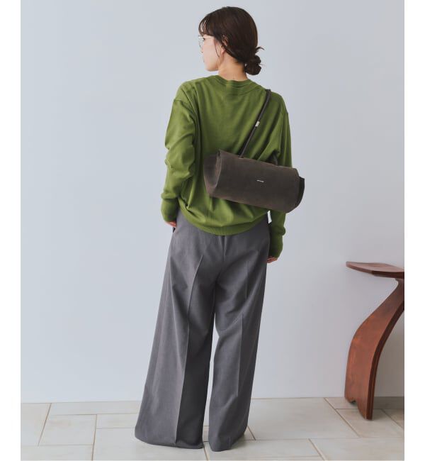 SLOBE IENA「《WEB限定/接触冷感/UVカット/吸水速乾/4サイズ展開/追加》ワイドスラックス」|スラックス|