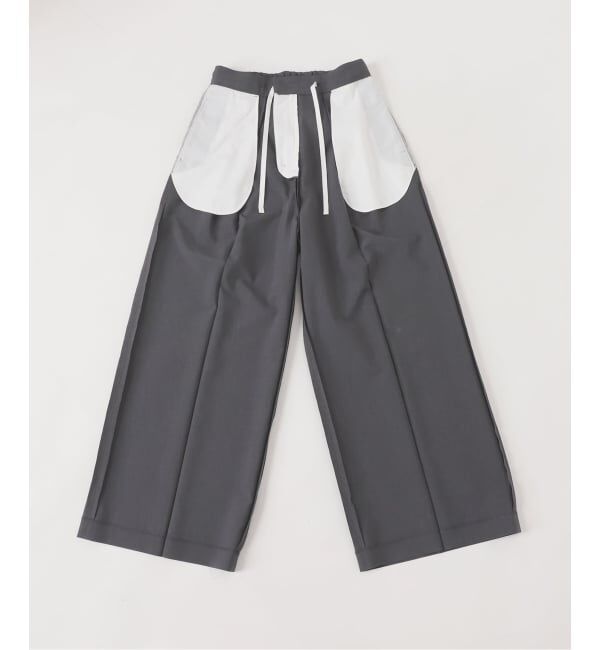 SLOBE IENA「《WEB限定/接触冷感/UVカット/吸水速乾/4サイズ展開/追加》ワイドスラックス」|スラックス|