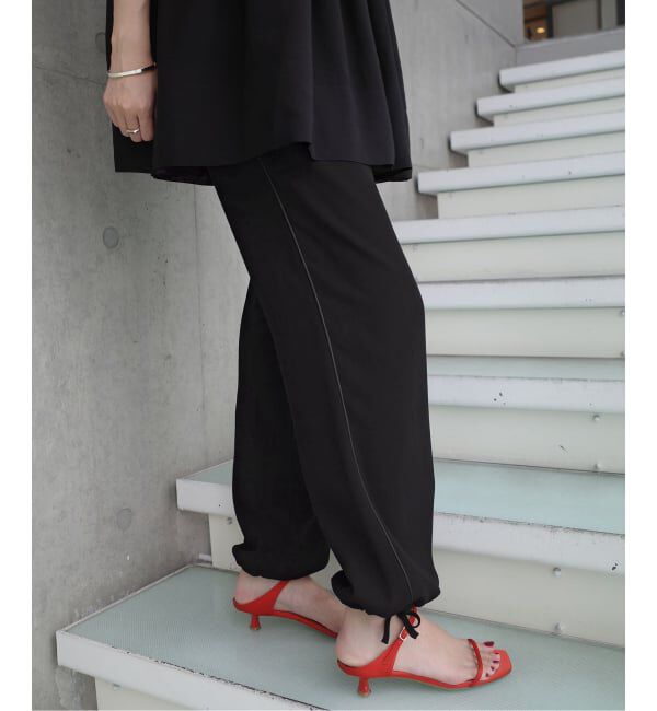 IENA「《一部店舗限定》Maison IENA ドローストリングパンツ」|その他|