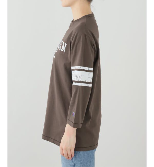 SLOBE IENA「Champion/チャンピオン 3/4 SLEEVE FOOTBALL T-SHIRT C3-E421」|Tシャツ・カットソー|