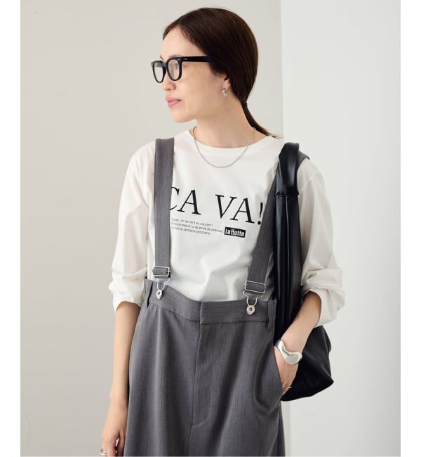 SLOBE IENA「La Hutte/ラ ユット SLOBE別注 ロンTEE」|Tシャツ・カットソー|