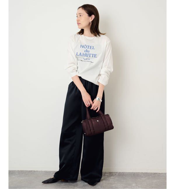 SLOBE IENA「La Hutte/ラ ユット SLOBE別注 ロンTEE」|Tシャツ・カットソー|