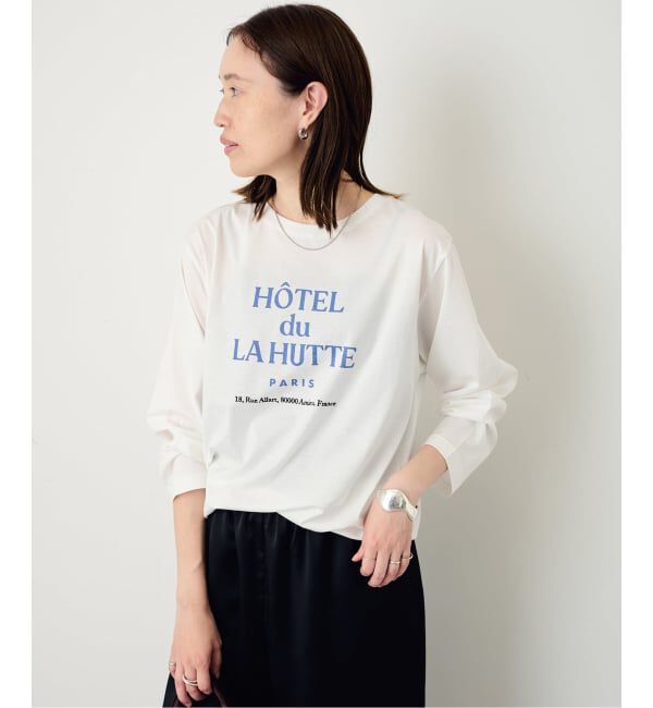 SLOBE IENA「La Hutte/ラ ユット SLOBE別注 ロンTEE」|Tシャツ・カットソー|