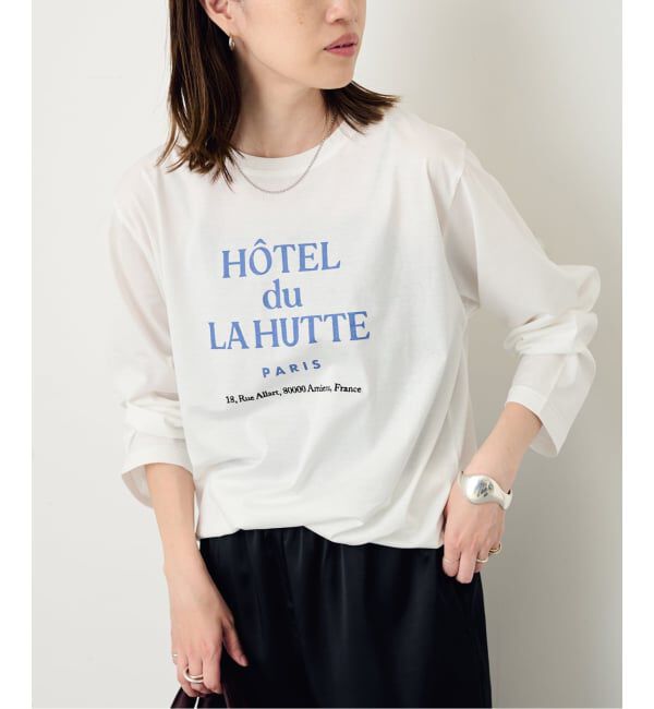 SLOBE IENA「La Hutte/ラ ユット SLOBE別注 ロンTEE」|Tシャツ・カットソー|