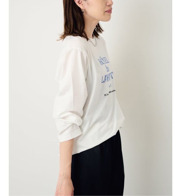 SLOBE IENA「La Hutte/ラ ユット SLOBE別注 ロンTEE」|Tシャツ・カットソー|