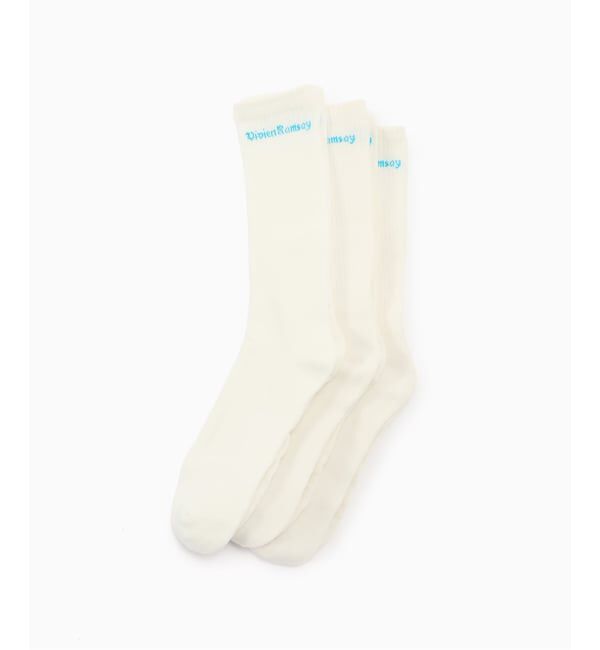 PULP「VIVIEN RAMSAY / ヴィヴィアンラムゼイ SPORTS SOCK (3 PACK)」|ソックス|ブルー
