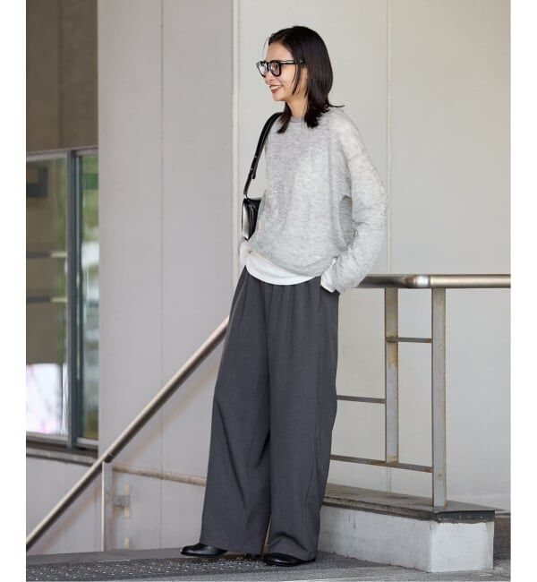 JOURNAL STANDARD「《追加3》ライクストレッチワイドパンツ」|その他|