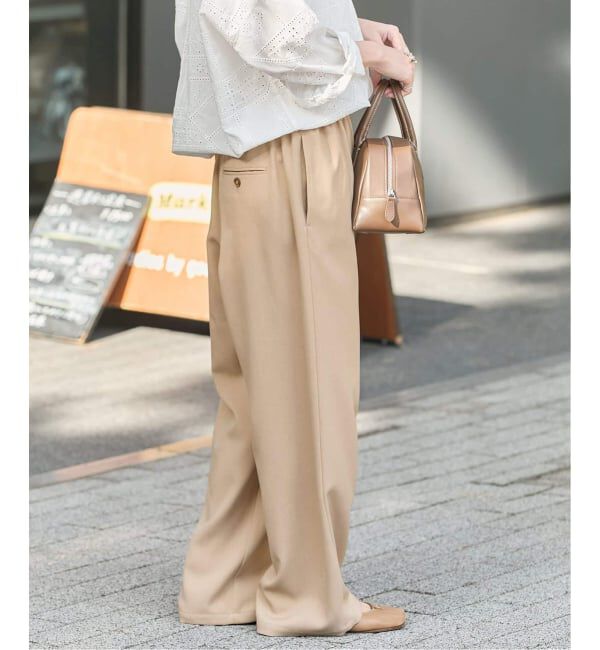 JOURNAL STANDARD「《追加3》ライクストレッチワイドパンツ」|その他|