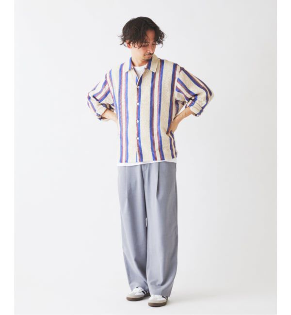 JOURNAL STANDARD relume「INDIA COTTON &rdquo;ウェイビー&rdquo; クロシェシャツ」|シャツ・ブラウス|