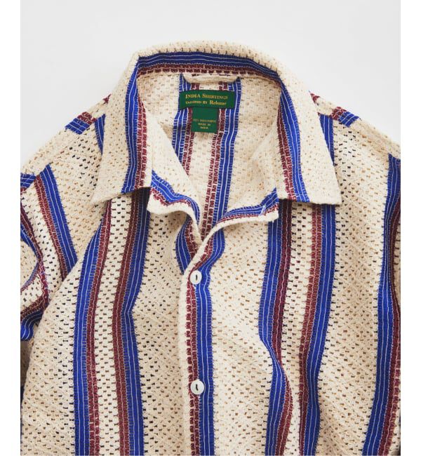 JOURNAL STANDARD relume「INDIA COTTON &rdquo;ウェイビー&rdquo; クロシェシャツ」|シャツ・ブラウス|