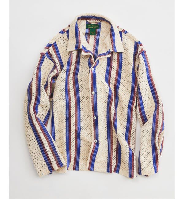 JOURNAL STANDARD relume「INDIA COTTON &rdquo;ウェイビー&rdquo; クロシェシャツ」|シャツ・ブラウス|ボルドー