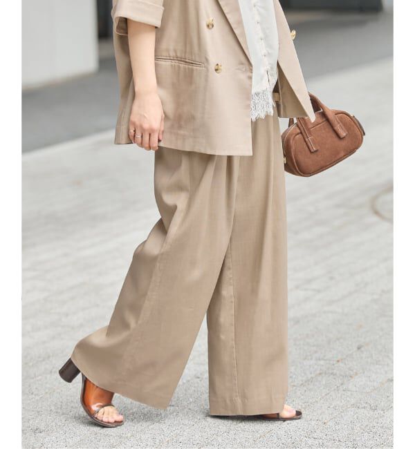 JOURNAL STANDARD「リネンライクロングスラブパンツ」|その他|