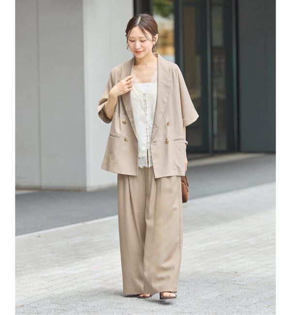 JOURNAL STANDARD「リネンライクロングスラブパンツ」|その他|
