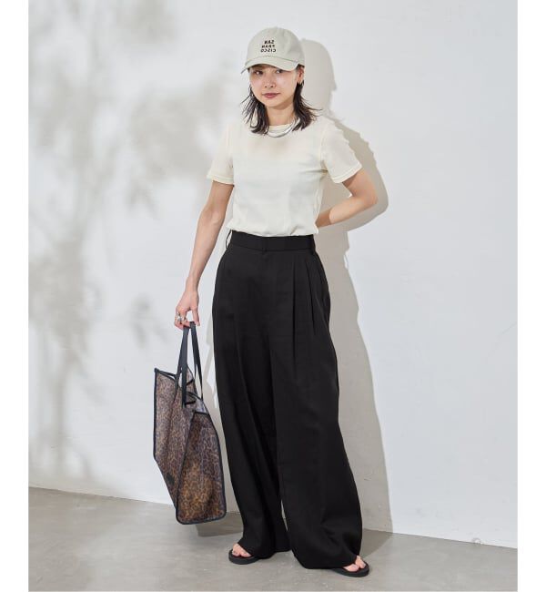 JOURNAL STANDARD「リネンライクロングスラブパンツ」|その他|