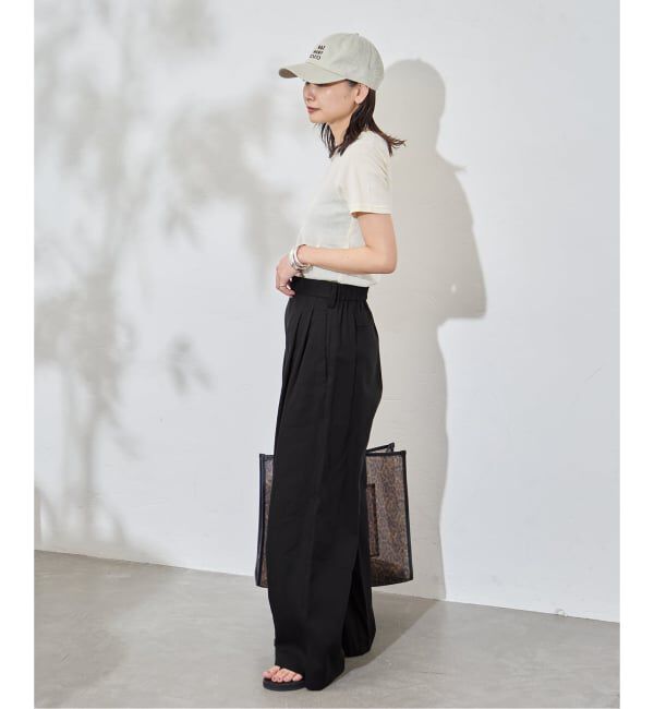 JOURNAL STANDARD「リネンライクロングスラブパンツ」|その他|