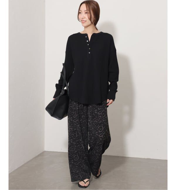 JOURNAL STANDARD relume「《予約》【Hanes&times;relume】別注Newワッフルヘンリーネックプルオーバー」|Tシャツ・カットソー|