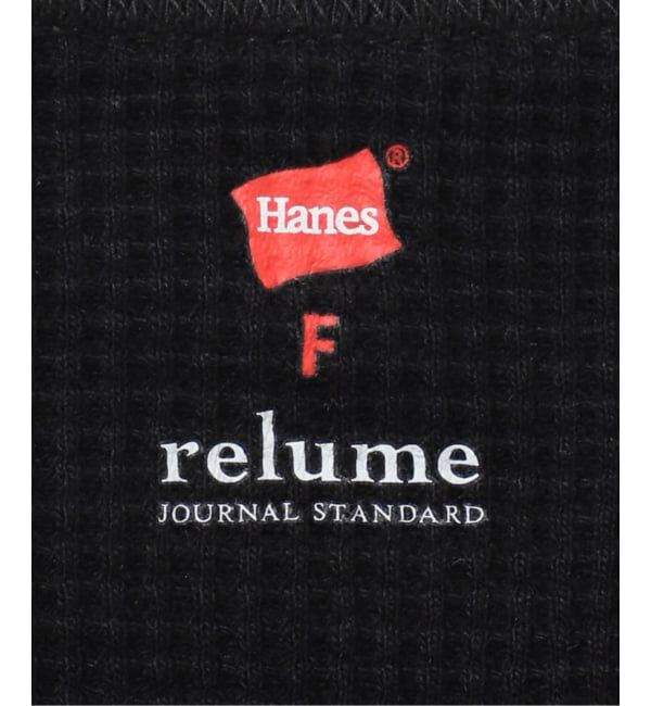 JOURNAL STANDARD relume「《予約》【Hanes&times;relume】別注Newワッフルヘンリーネックプルオーバー」|Tシャツ・カットソー|