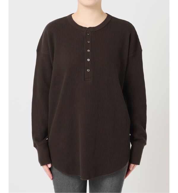 JOURNAL STANDARD relume「《予約》【Hanes&times;relume】別注Newワッフルヘンリーネックプルオーバー」|Tシャツ・カットソー|