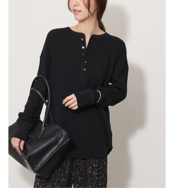 JOURNAL STANDARD relume「《予約》【Hanes&times;relume】別注Newワッフルヘンリーネックプルオーバー」|Tシャツ・カットソー|