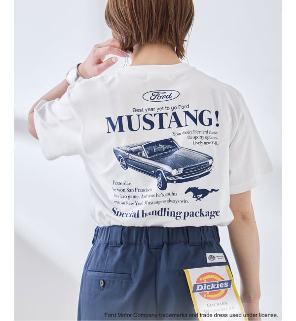 journal standard L'essage「GOOD ROCK SPEED/グッドロックスピード MUSTANG SS Tシャツ」|Tシャツ・カットソー|ホワイト