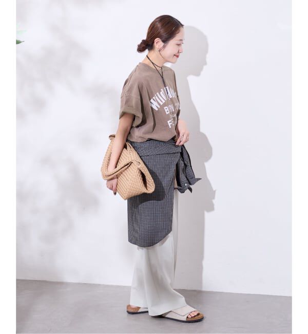 JOURNAL STANDARD「《追加4》ラウンドヘムピグメントT」|Tシャツ・カットソー|