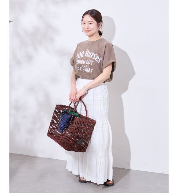 JOURNAL STANDARD「《追加4》ラウンドヘムピグメントT」|Tシャツ・カットソー|