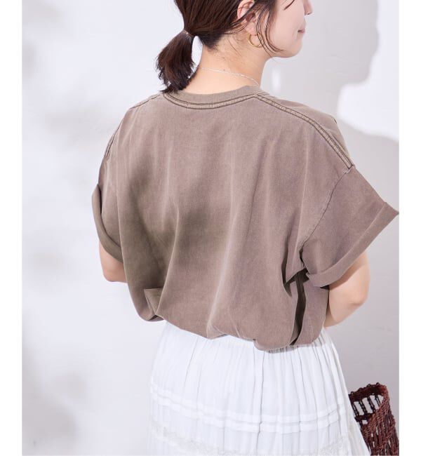 JOURNAL STANDARD「《追加4》ラウンドヘムピグメントT」|Tシャツ・カットソー|