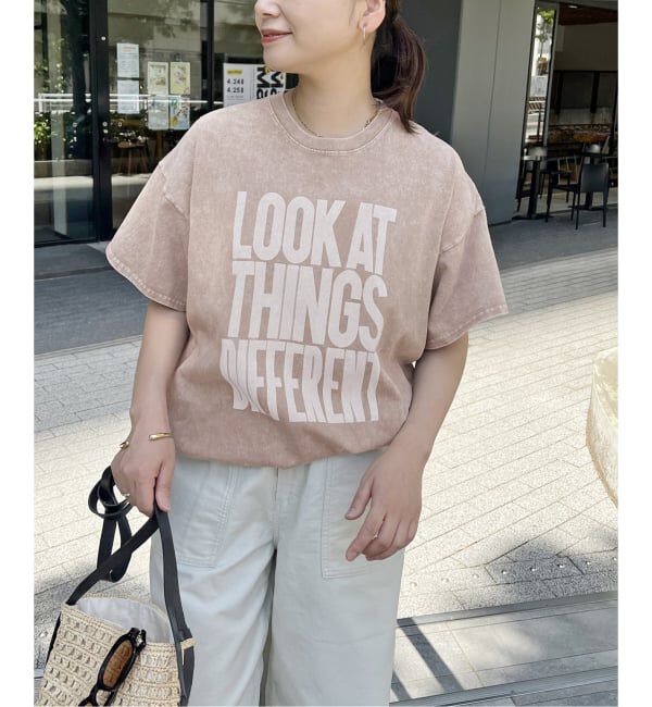 JOURNAL STANDARD「《追加4》ラウンドヘムピグメントT」|Tシャツ・カットソー|