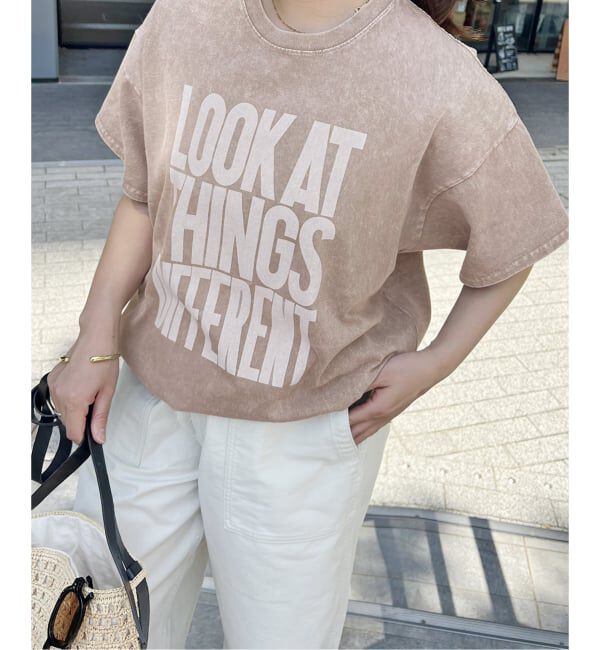 JOURNAL STANDARD「《追加4》ラウンドヘムピグメントT」|Tシャツ・カットソー|