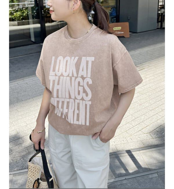 JOURNAL STANDARD「《追加4》ラウンドヘムピグメントT」|Tシャツ・カットソー|
