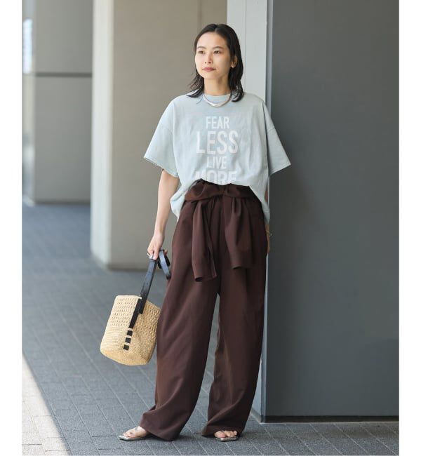 JOURNAL STANDARD「《追加4》ラウンドヘムピグメントT」|Tシャツ・カットソー|
