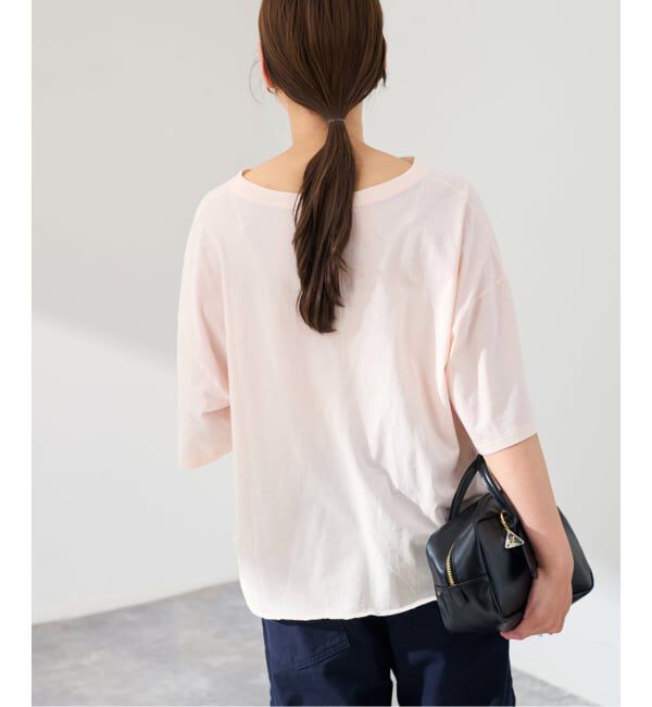 FRAMeWORK「ヘンリーネックWIDE-Tee」|Tシャツ・カットソー|
