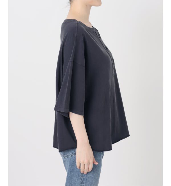 FRAMeWORK「ヘンリーネックWIDE-Tee」|Tシャツ・カットソー|