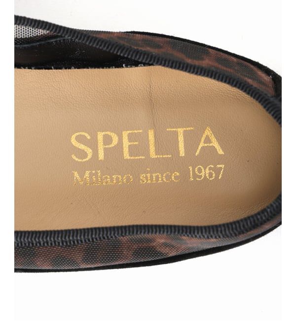 NOBLE「SPELTA/スペルタ レオパードチュールバレリーナシューズ」|パンプス|