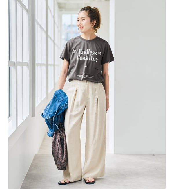 Spick and Span「《追加》コンパクトロゴTシャツ」|Tシャツ・カットソー|