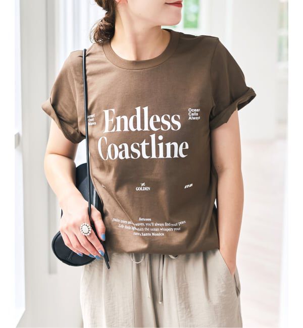 Spick and Span「《追加》コンパクトロゴTシャツ」|Tシャツ・カットソー|