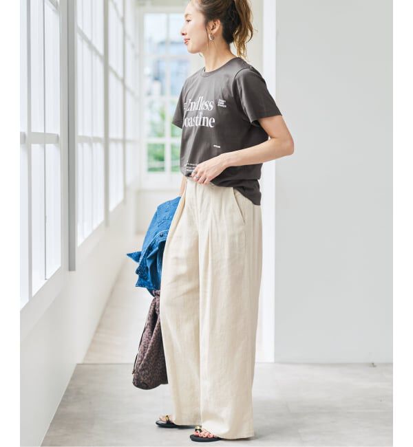 Spick and Span「《追加》コンパクトロゴTシャツ」|Tシャツ・カットソー|