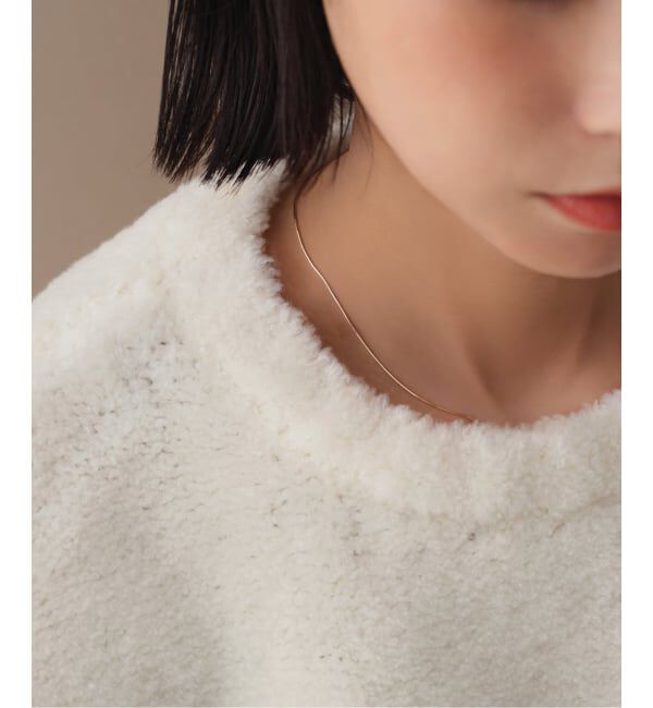 Lilas by Spick&Span「コンパクトチェーン38cmネックレス K10」|ネックレス|