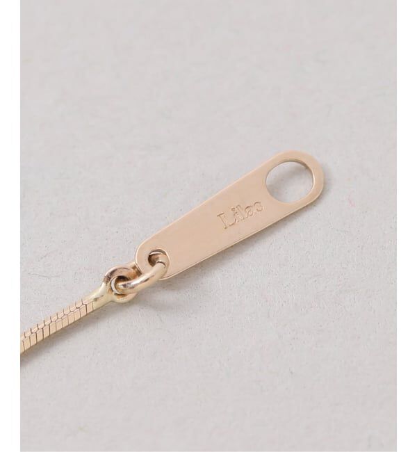 Lilas by Spick&Span「コンパクトチェーン55cmネックレス K10」|ネックレス|
