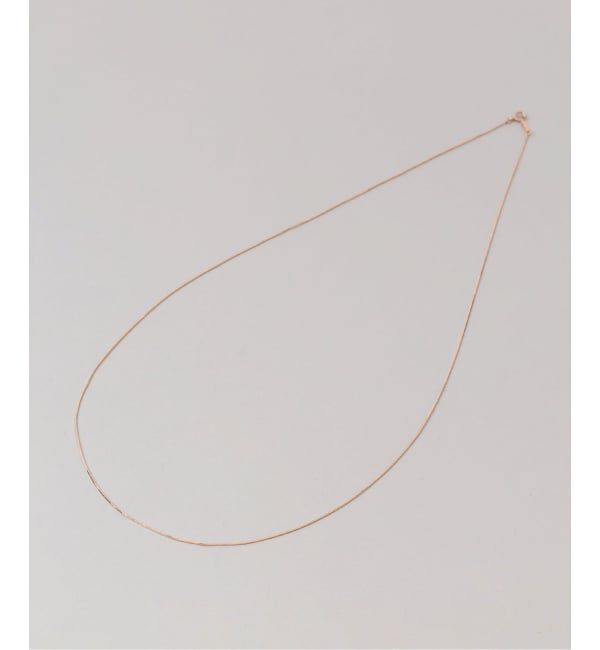 Lilas by Spick&Span「コンパクトチェーン55cmネックレス K10」|ネックレス|